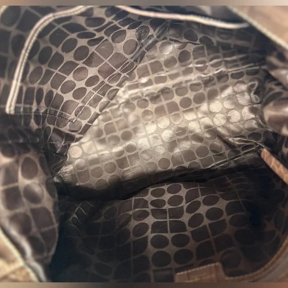 ♠️ Kate Spade ♠️ Brown Shoulder Bag with Suede and Leather - Picture 8 of 16